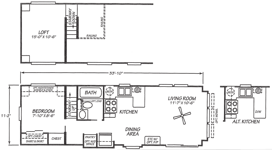 Hartridge Park Model with Loft 