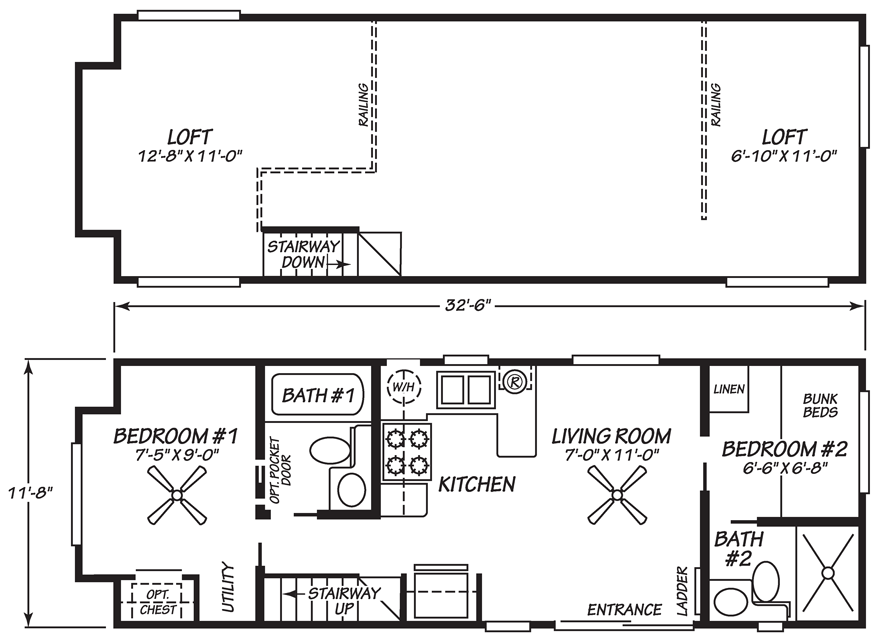 Rendon Park Model with Loft 